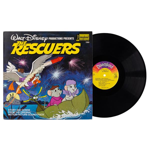 A "The Rescuers" Disneyland Records Album.