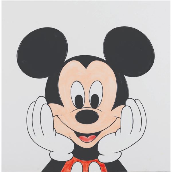 A Large Decorative Mickey Mouse Tile.
