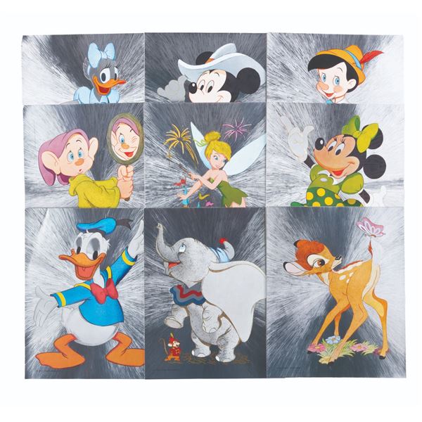 A Collection of Disney Duflex Foil Prints.