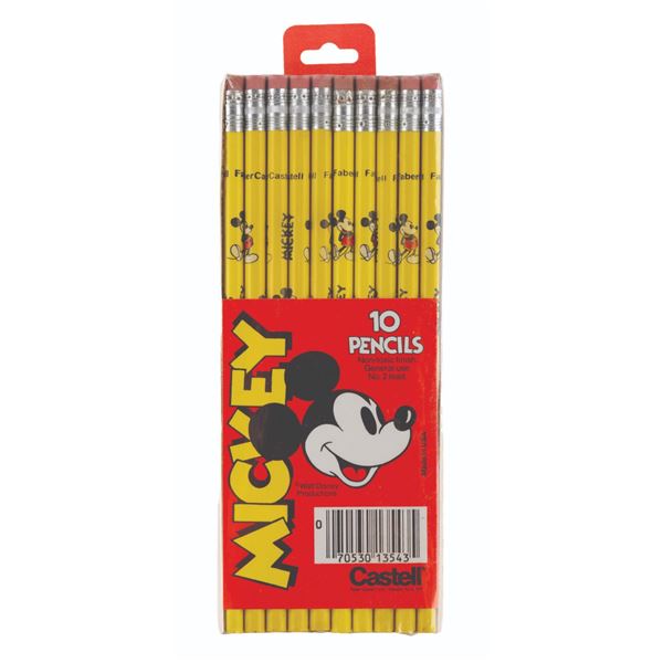 A Pack of Mickey Mouse Pencils.