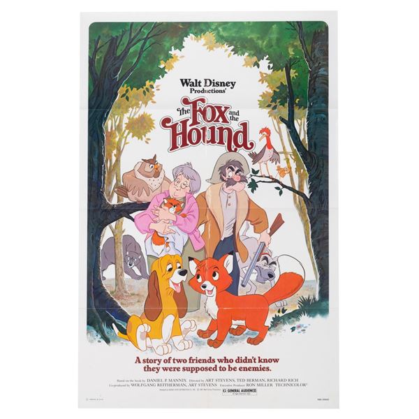 A "The Fox and the Hound" One-Sheet.