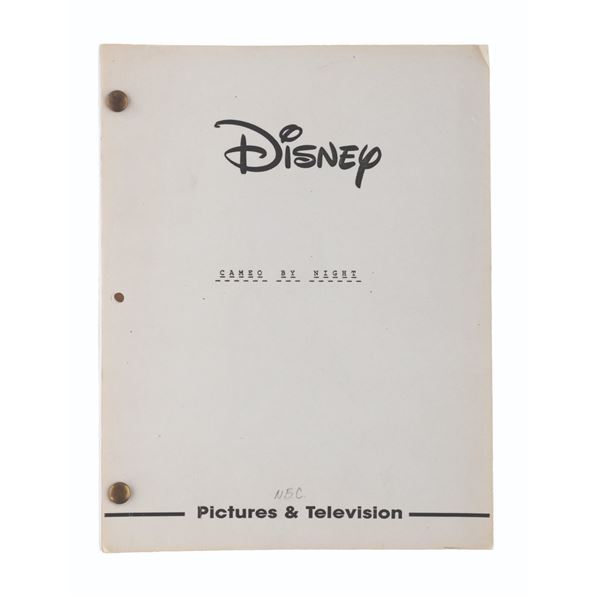 A Disney"Cameo By Night" Script by "X-Files" Producer Chris Carter.