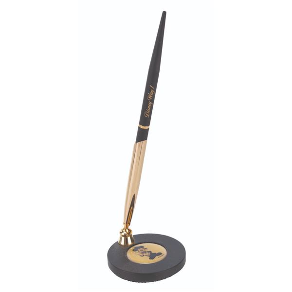 A Disney University Mickey Mouse Pen Holder with Pen.