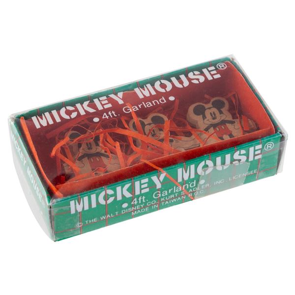 A Mickey Mouse Garland in the Original Box.