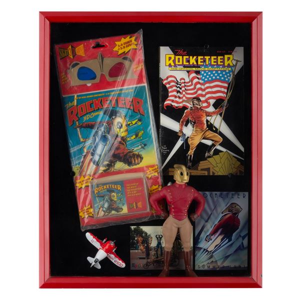 A Framed "The Rocketeer" Collection.