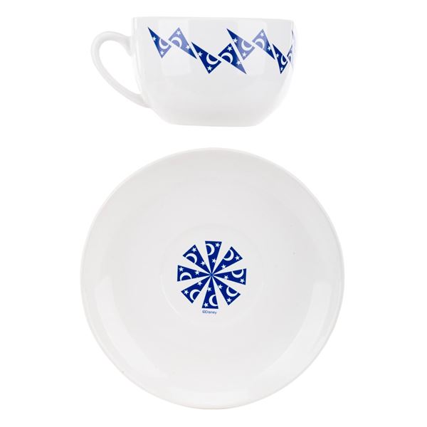 A Disney Feature Animation Building Opening Mug and Saucer Set.