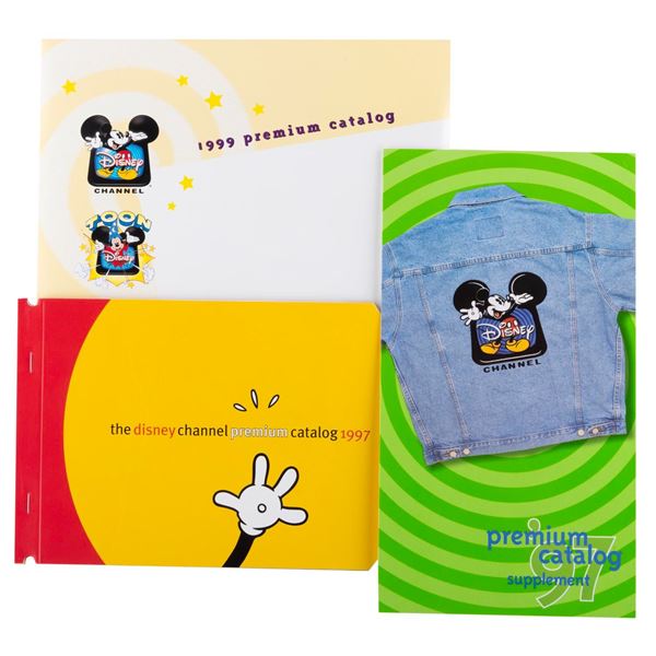 A Pair of 1990s Disney Channel Premium Catalogs.