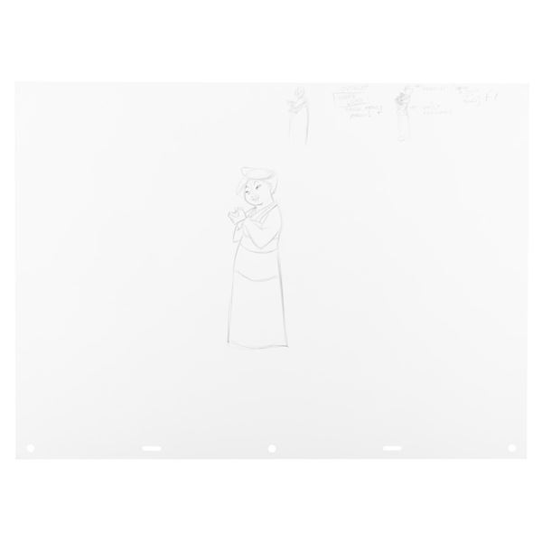 A "Mulan" Hua Li Production Drawing.