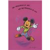 Image 2 : A Mickey Mouse Motivational"Principles" Print.
