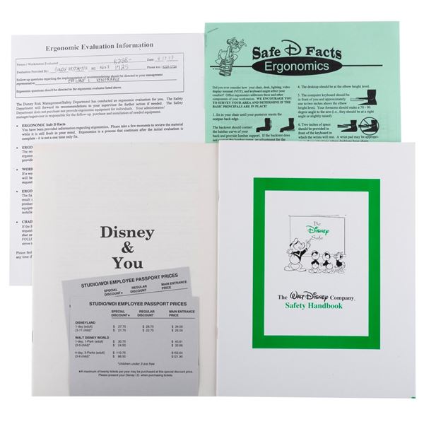 A Set of Disney Internal Onboarding Documents.