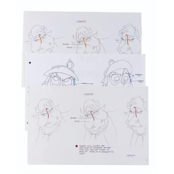 Production-Used"Home on the Range" Color Call-Out Copies.