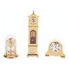 Image 8 : A Trio of Disney Time Works Miniature Clocks.