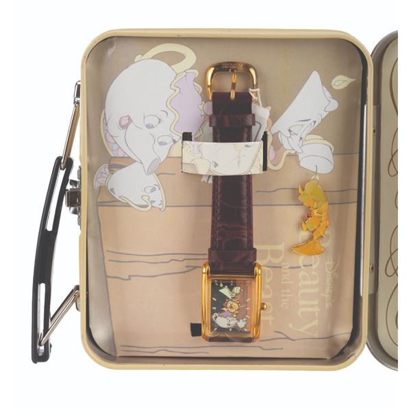 A"Beauty and the Beast" Lunchbox Watch Set.