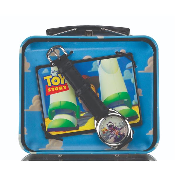 A"Toy Story" Watch in a Lunchbox.
