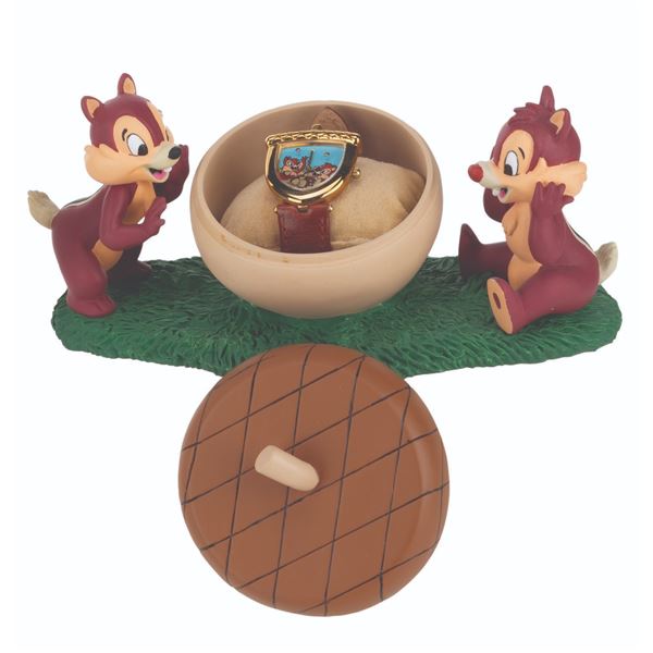 A Chip 'n' Dale Watch and Figural Display Box.