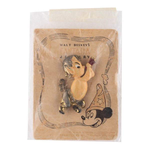 A Very Early"Fantasia" Faun Pin on Card.