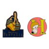Image 1 : A Pair of "Fantasia" Pins.