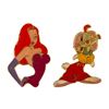 Image 1 : A Roger Rabbit and Jessica Pin Set.