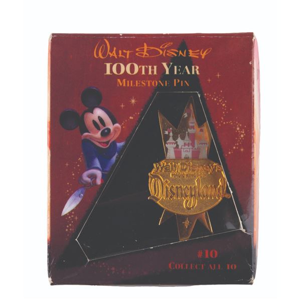 A Walt Disney's Disneyland Milestone Pin.