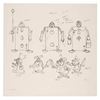 Image 1 : An"Alice in Wonderland" Character Model Print.
