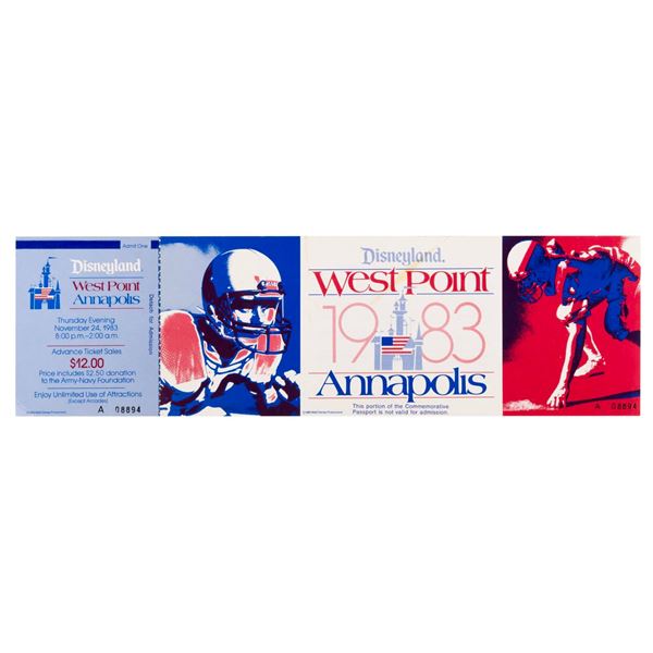 A West Point Annapolis Game Event Night Advance Ticket.
