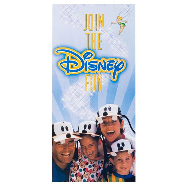 A Magic Kingdom Club Gold Card Brochure.