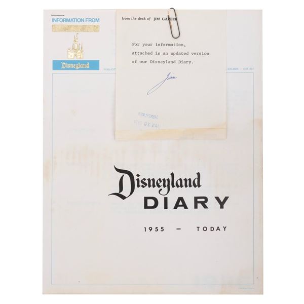 A Disneyland Diary 1955-1973 Cast Member Book.