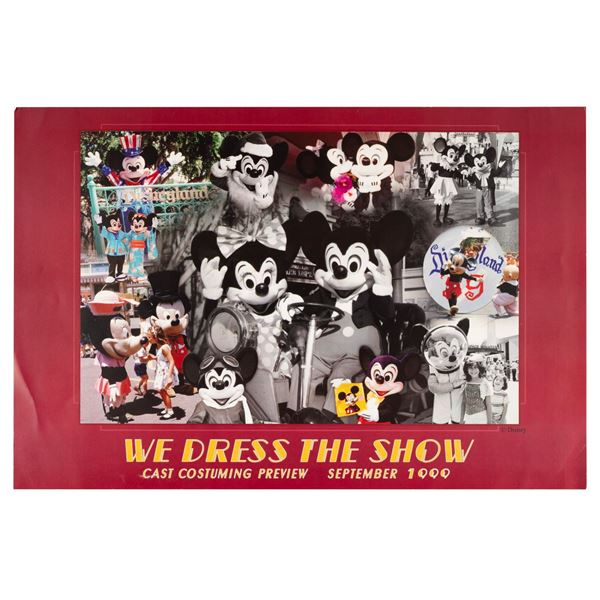 A"We Dress The Show" Cast Member Poster.