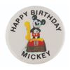 Image 3 : A Collection of"Happy Birthday Mickey" Buttons.