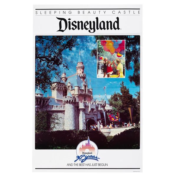 A Disneyland 30th Anniversary Souvenir Poster.