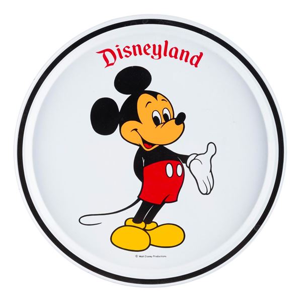 A Disneyland Mickey Mouse Tray.