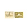 Image 1 : A Pair of Disneyland Castle Logo Product Stickers.