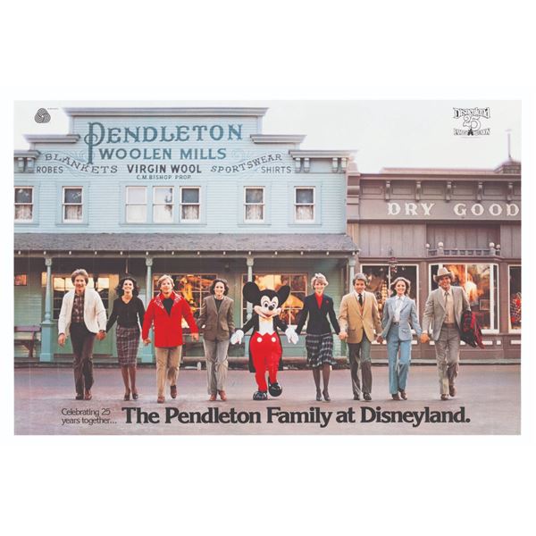 A"The Pendleton Family at Disneyland" Poster.
