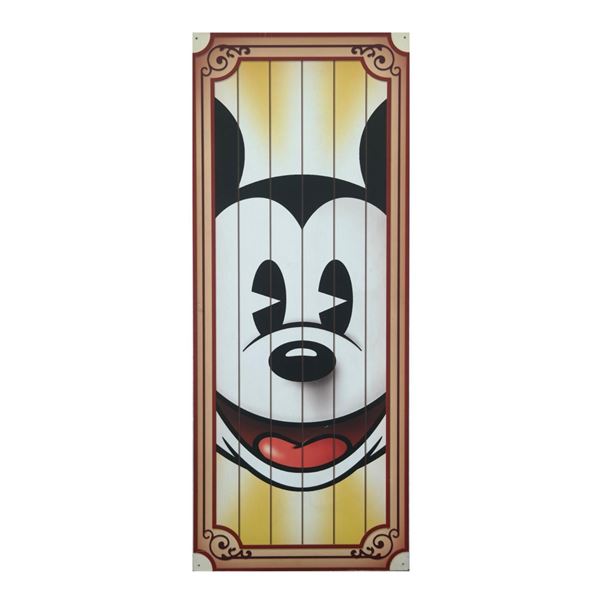 A Mickey California Adventure Construction Panel.