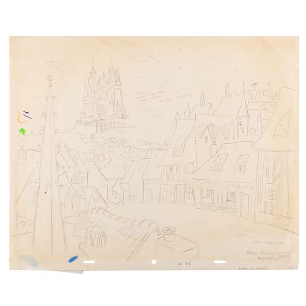 An Early Walt Disney World Promotion Drawing.