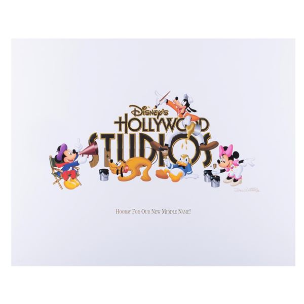 A Mickey & Friends Present Disney's Hollywood Studios Print.