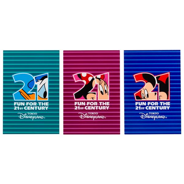 Three Tokyo Disneyland 21st Century Postcards.