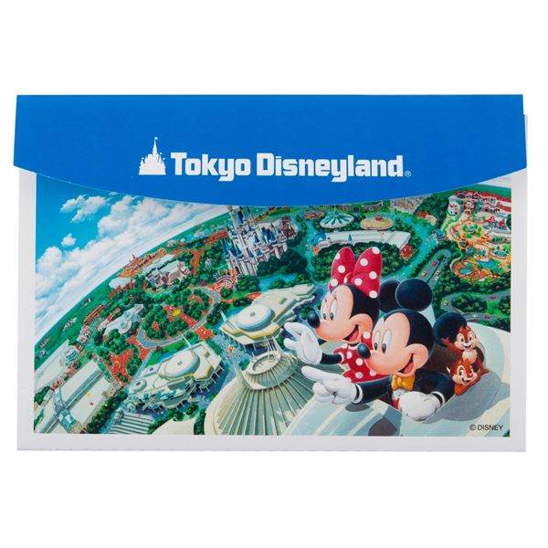 A Tokyo Disneyland Accordion Postcard Set.