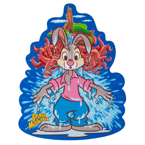 A Tokyo Disneyland Giant Splash Mountain Postcard.