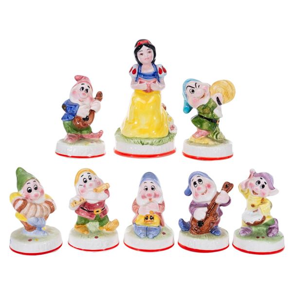 A Set of Tokyo Disneyland"Snow White" Music Boxes.