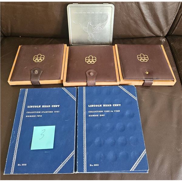 Canada Coin Sets and Lincoln Head Cent Albums