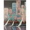 Image 3 : R. Elliot Cityscape Painting with Sailboats
