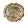 Image 2 : Wicker and Glass Round Side Table