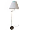 Image 1 : Brass Floor Lamp With Fabric Shade
