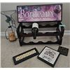 Image 1 : Wine Rack With Bordeaux Sign and Decor