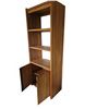 Image 2 : Solid Oak Bookshelf with Cabinet