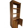 Image 3 : Solid Oak Bookshelf with Cabinet