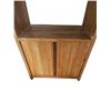 Image 5 : Solid Oak Bookshelf with Cabinet