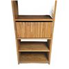 Image 3 : Oak Bookcase With Drawer Unit