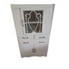 Image 1 : 1950s White Kitchen Hutch With Glass Doors